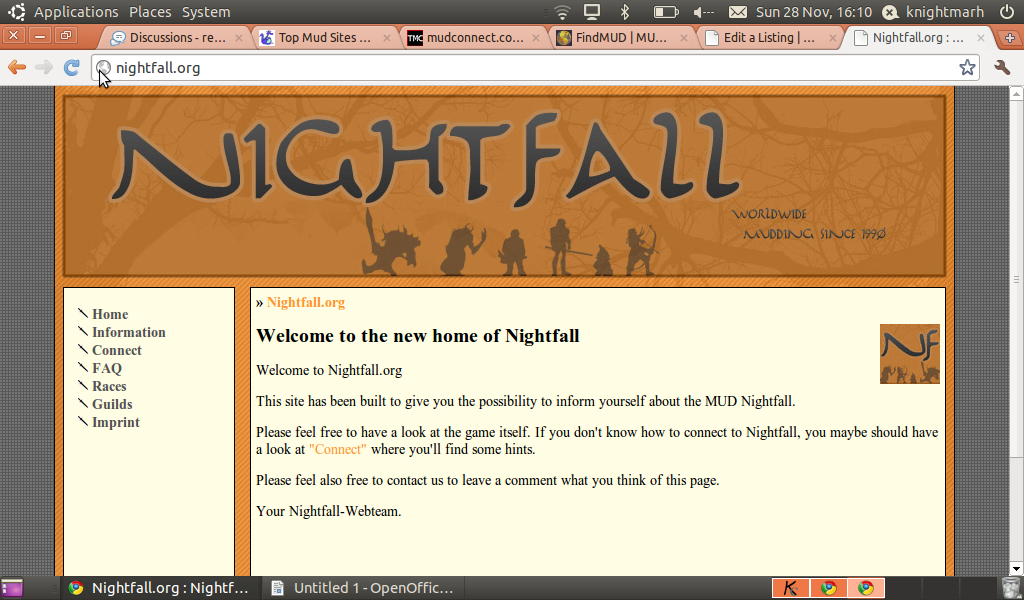Banner for Nightfall